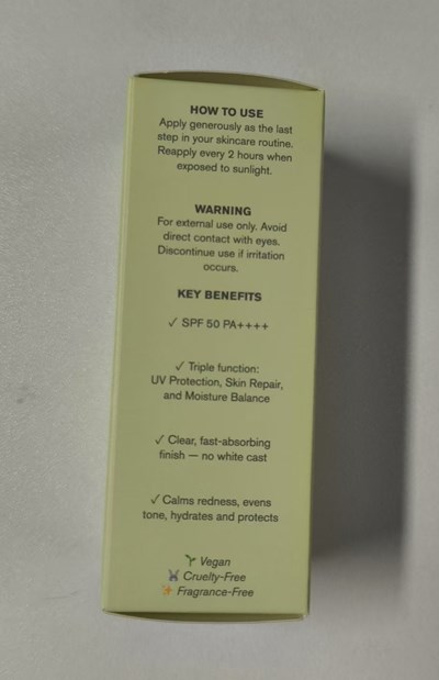 Dosage (Centella Sunscreen Spf 50 Warning)